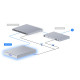 UPS 2U Pro UniFi Ubiquiti, 2.2 kVA, 9 Prize Controlabile, Baterie 720 Wh, UPS-2U-Pro